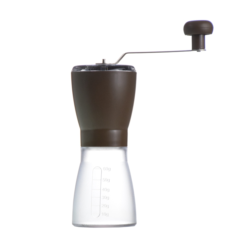 Molino de café manual con ajuste ajustable, molino de muelas cónicas y acero inoxidable cepillado, molinillo de café de grano entero para Aeropress, café de goteo y espresso