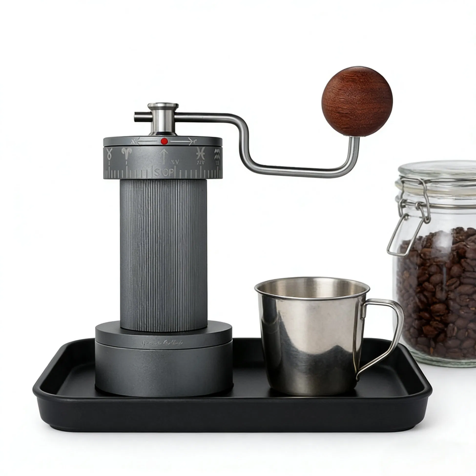Molinillo de café manual profesional italiano de tercera generación La Marzocco, molinillo de granos de café con escala ajustable, exclusivamente para suministro transfronterizo