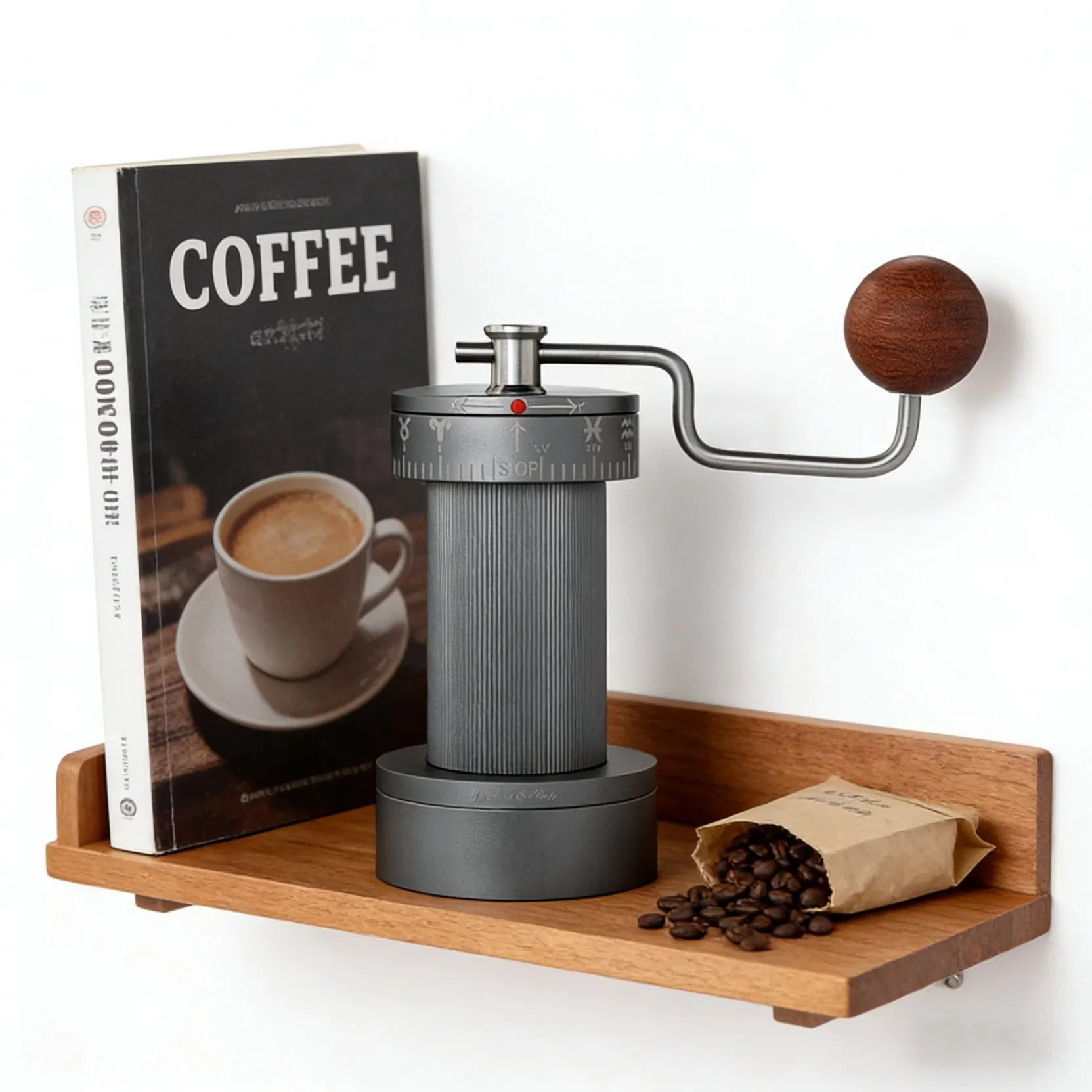 Molinillo de café manual profesional italiano de tercera generación La Marzocco, molinillo de granos de café con escala ajustable, exclusivamente para suministro transfronterizo