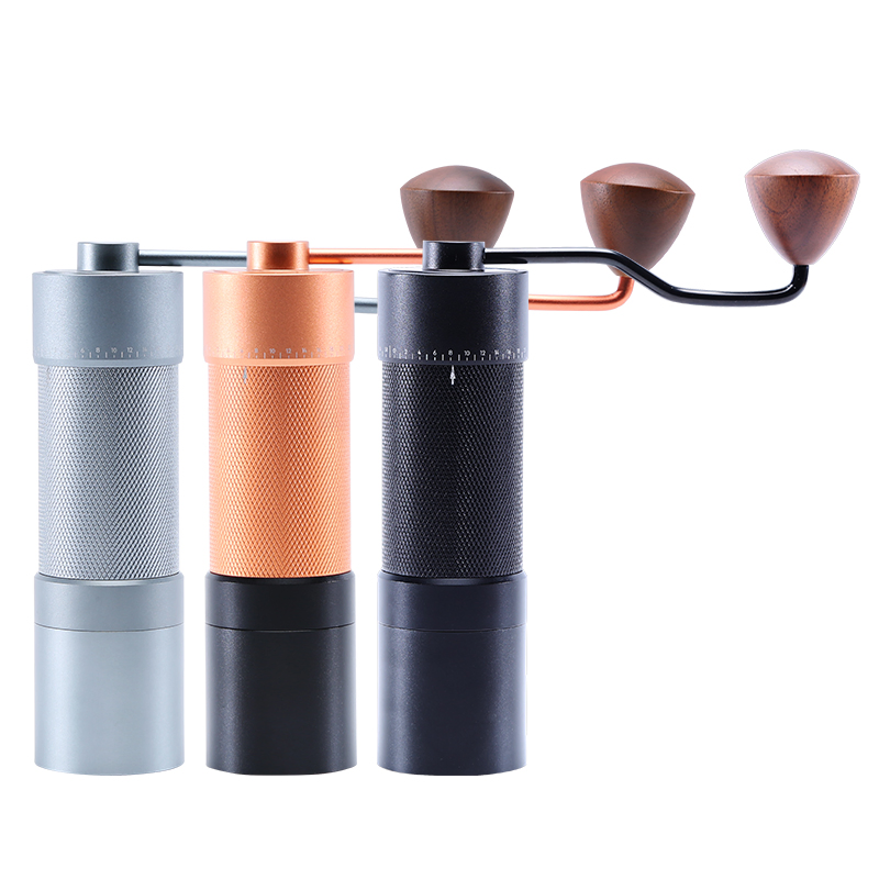 Molino de café manual portátil de acero inoxidable para espresso y filtro