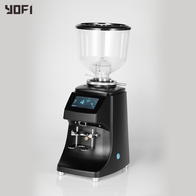 Molino de Café Comercial de Alta Potencia 83mm con Muela Plana Operación Automática y Manual