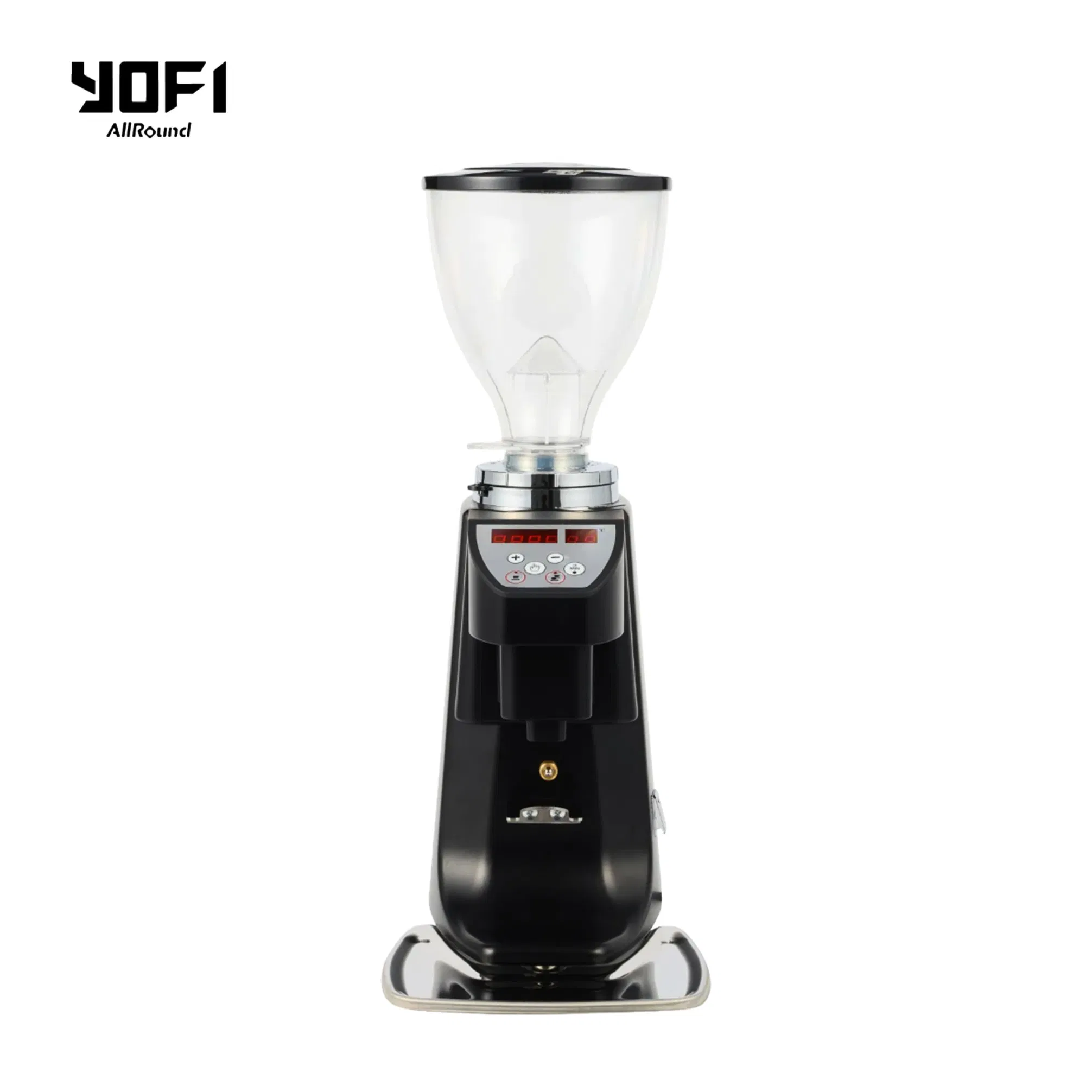Calidad Premium 64mm Burrs de Acero de Alto Carbono 370W Motor 220V Molinillo de Café Espresso para Restaurante y Hogar