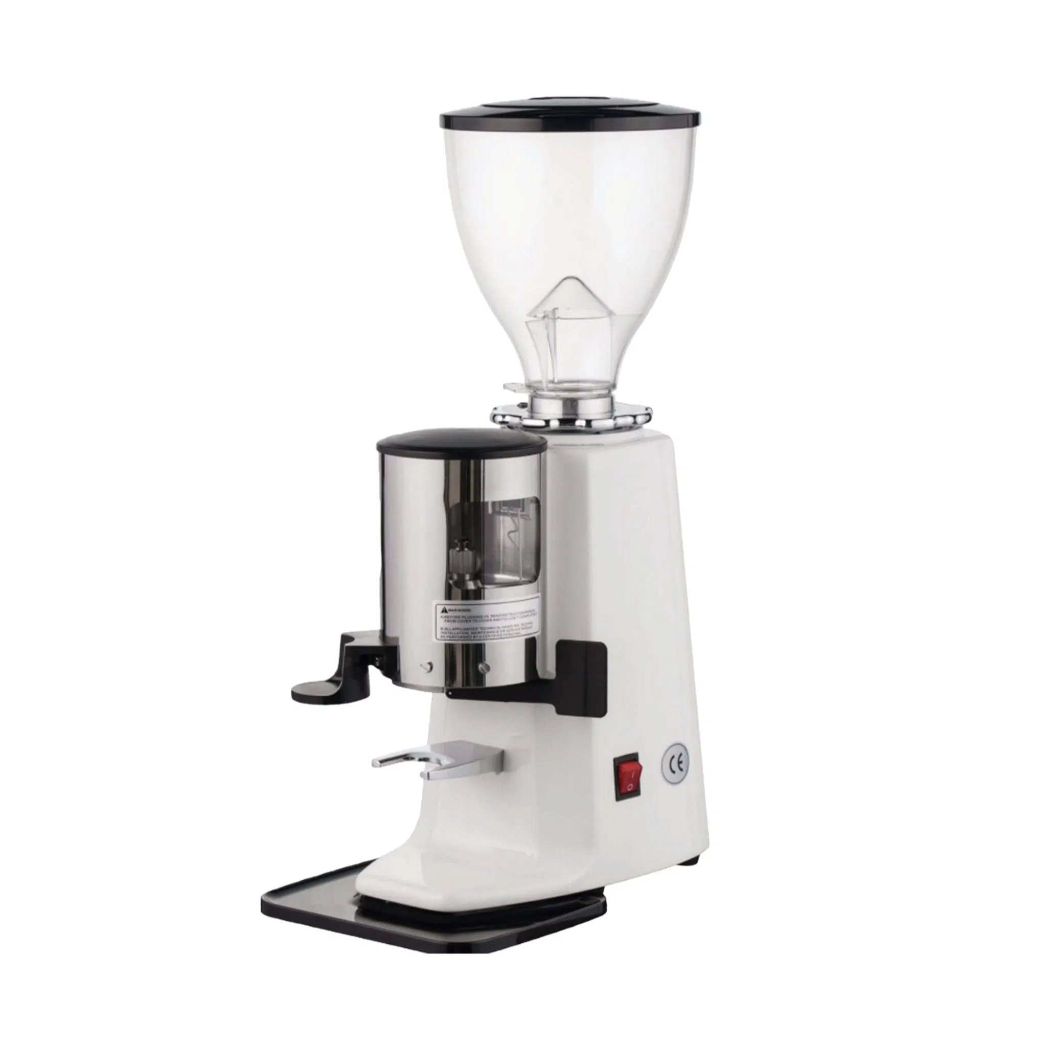 Molino de café industrial profesional máquina de molienda eléctrica comercial con gran capacidad de tolva