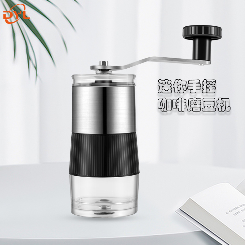 Molino de café manual portátil de acero inoxidable mini