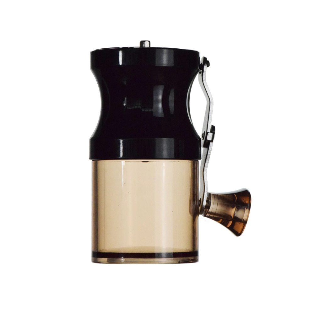 Ecocoffee V60 Molinillo de Café Manual de Cerámica con Muela Ajustable en Grosor, Portátil, Negro
