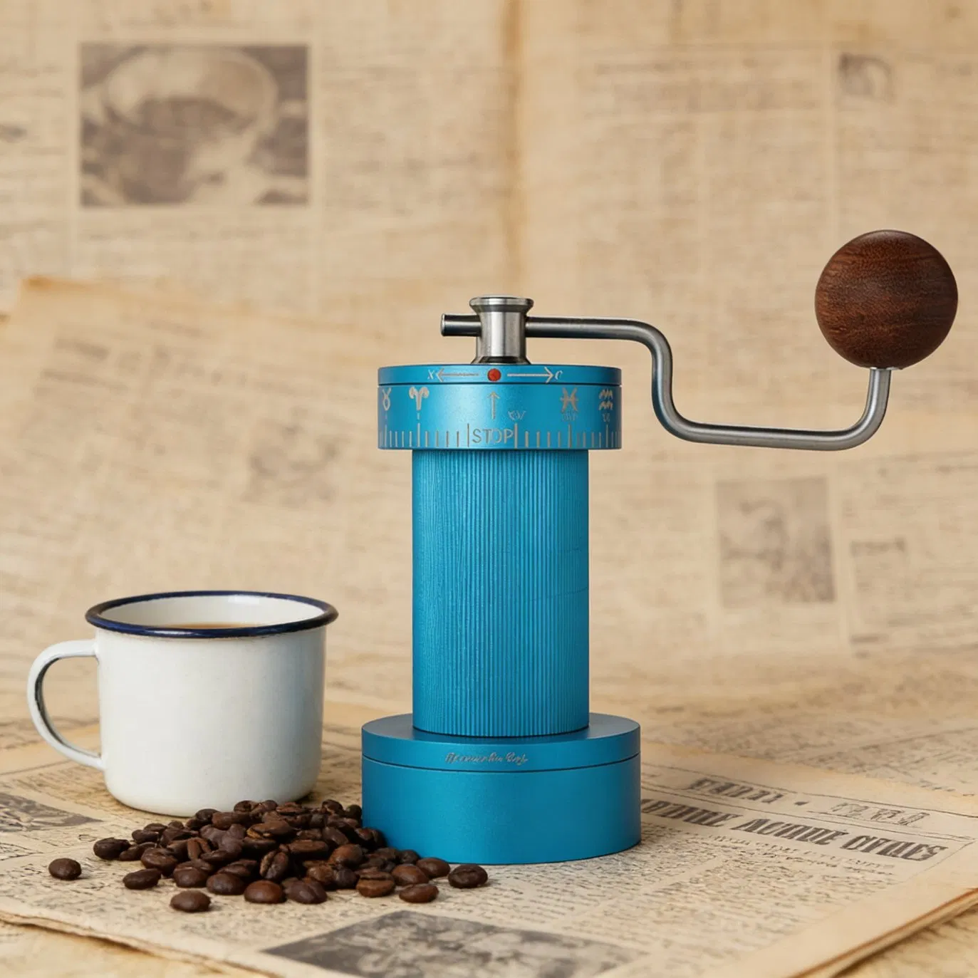 Molino de café manual de la tercera generación de la serie X, con ajuste externo y escala de alta precisión, para uso doméstico y comercial