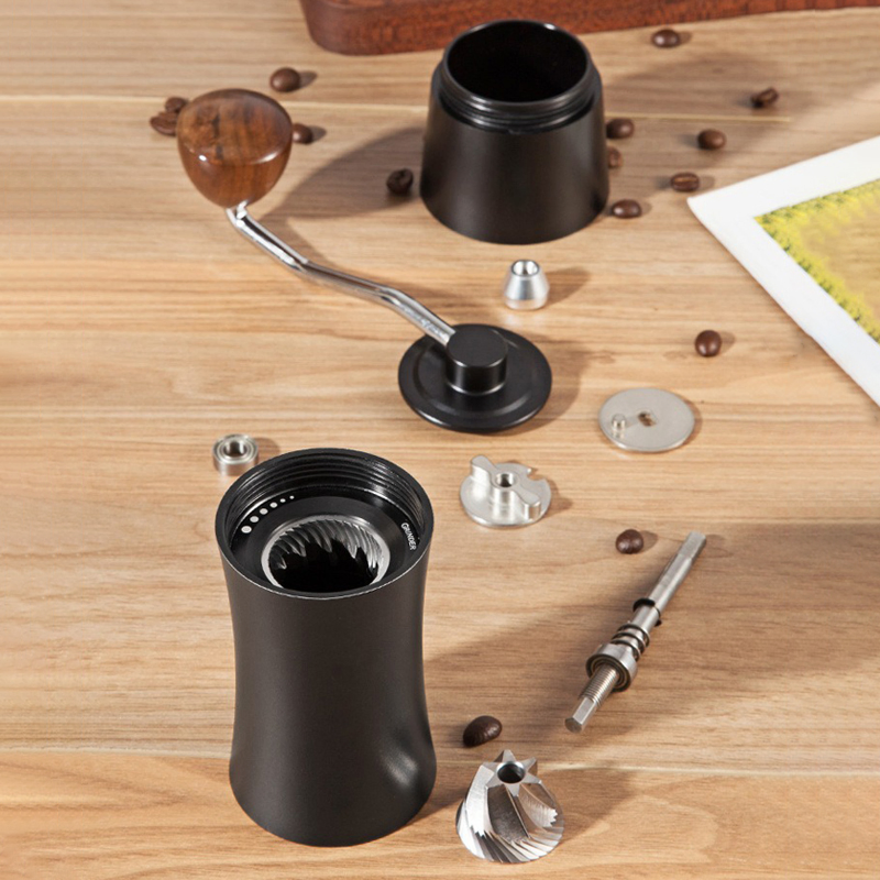 Molino de café manual de acero inoxidable para el hogar, nuevo molino de frijoles manual comercial, utensilios para uso doméstico