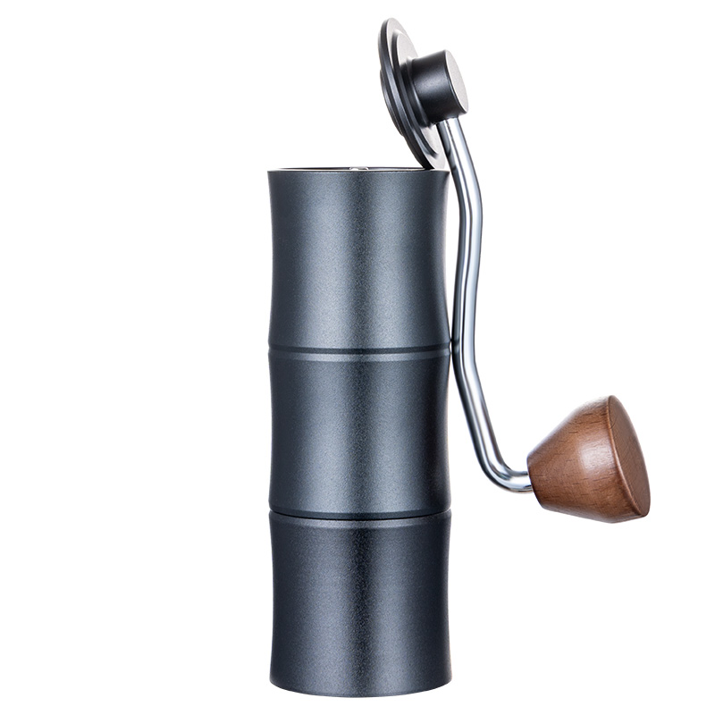 Molino de café manual con ajuste interno, molinillo de café con burr de acero inoxidable y cojinete