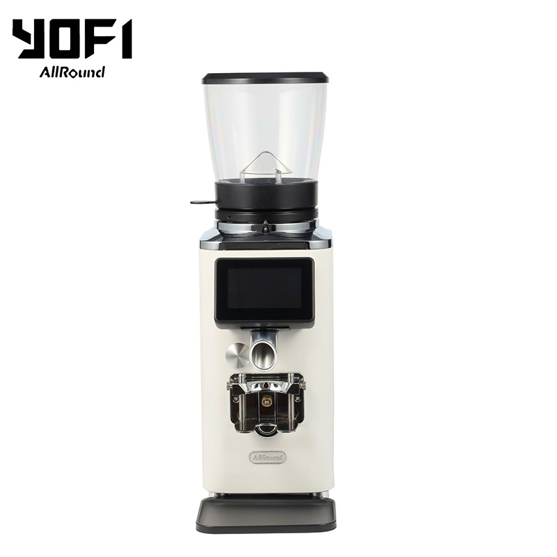 Molino de café espresso de burrs planos con pantalla táctil profesional comercial 83mm