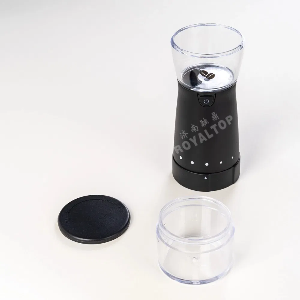 Molino de café eléctrico portátil de mini USB recargable para cocina en casa, camping, viaje, coche, tren