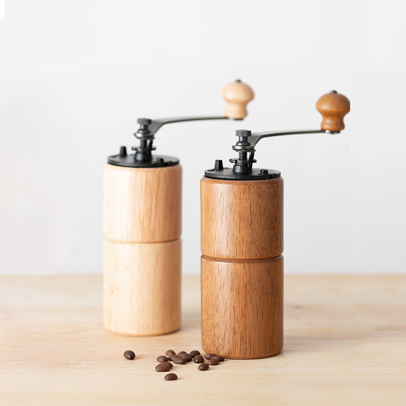 Molinillo de café manual de madera vintage de alta calidad
