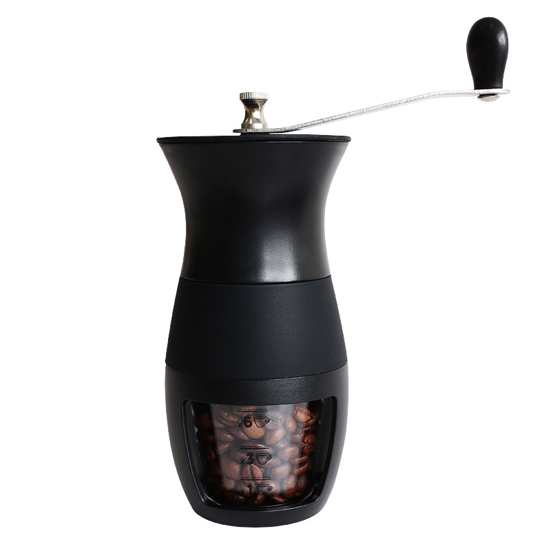 Molino de café manual ajustable de cerámica en forma de cono, moderno y mini, para café hecho a mano