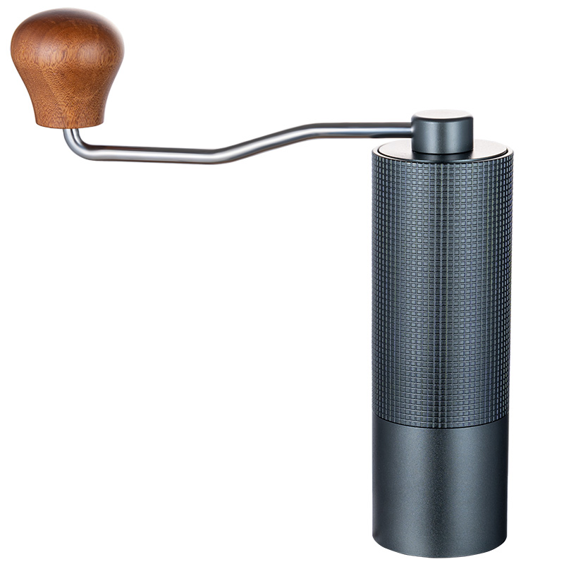 Molino de café manual de acero inoxidable con muelas cónicas para espresso, moka, goteo y café turco con caja de regalo