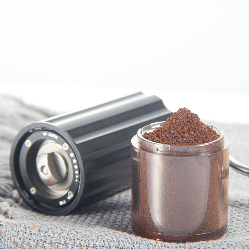 Molino de café manual ajustable con cuerpo de ABS y muela cónica