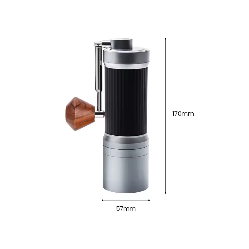 7 Molinillo de café manual de acero inoxidable con manija plegable