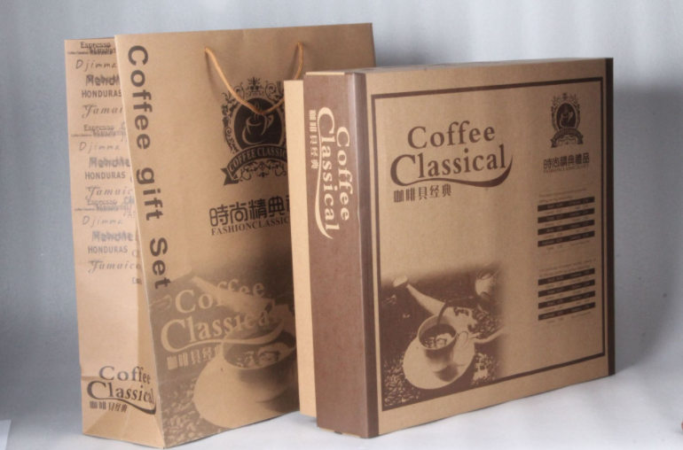 Conjuntos de regalo de molinillo de café manual de madera antigua