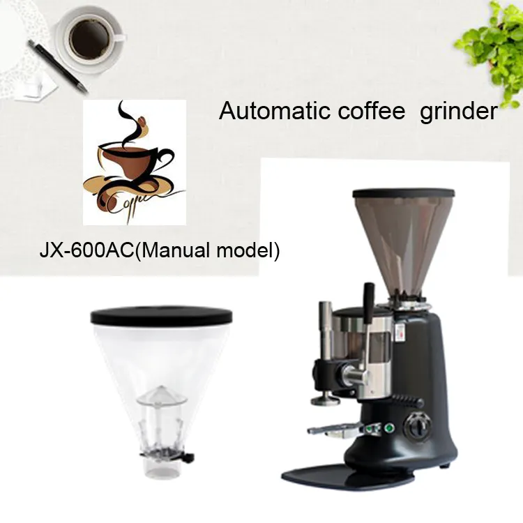 Visualización Almacen de Polvo de Café de Acero Inoxidable Fácil Operación Molinillo de Café con Mango Manual