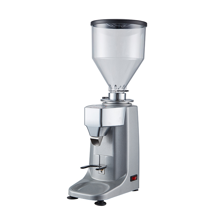 Molino de café eléctrico de muelas planas, máquina de molienda de café redonda