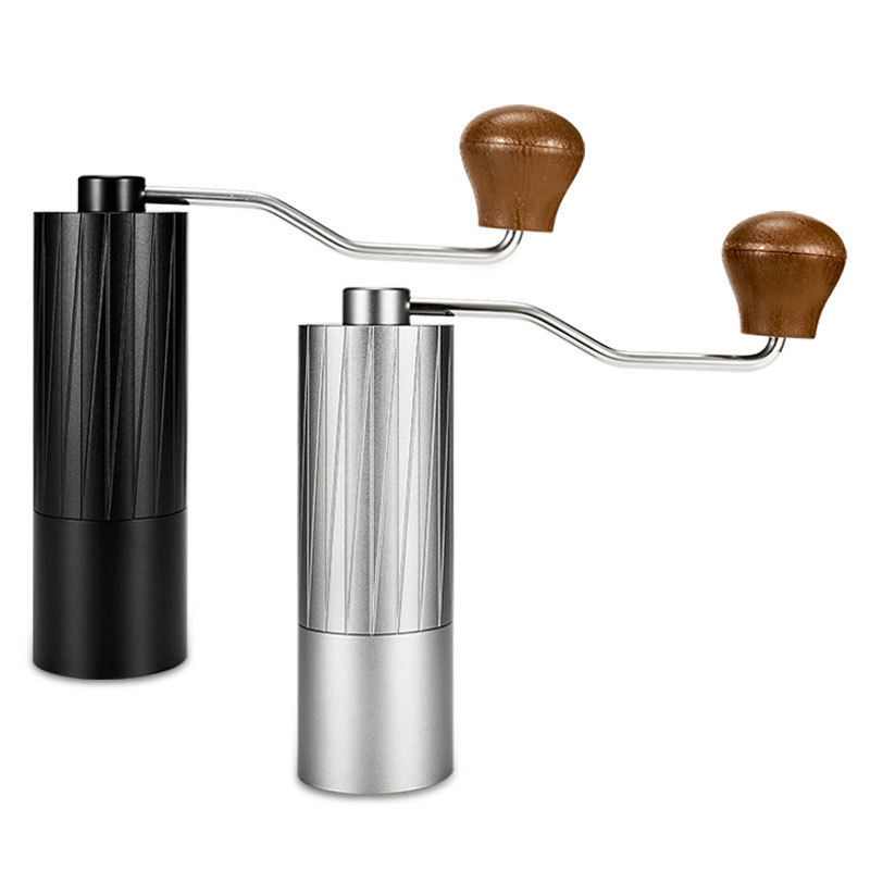 Molinillo de café manual de aluminio para uso en casa, regalo, molinillo de café, molinillo de granos de café