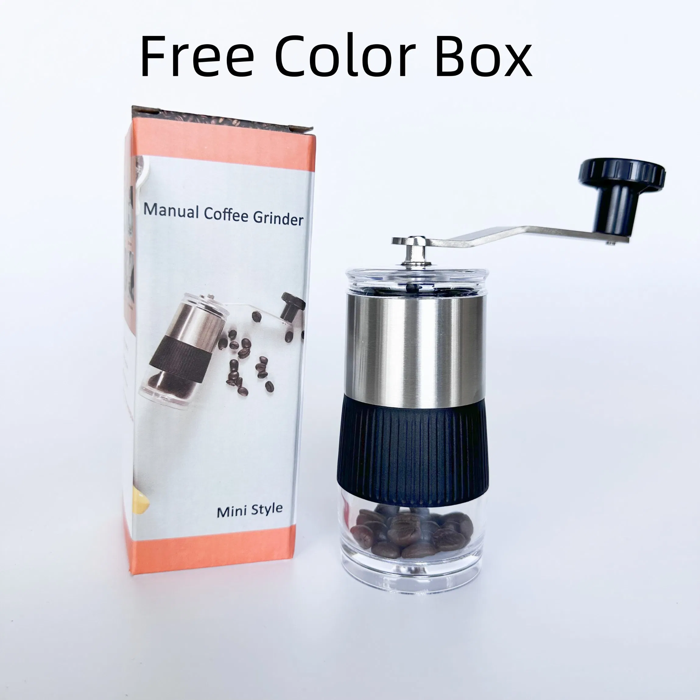 Nuevo Llegada Molinillo de Café Compacto de Acero Inoxidable Portátil Mini Molinillo de Café Manual para Viajes