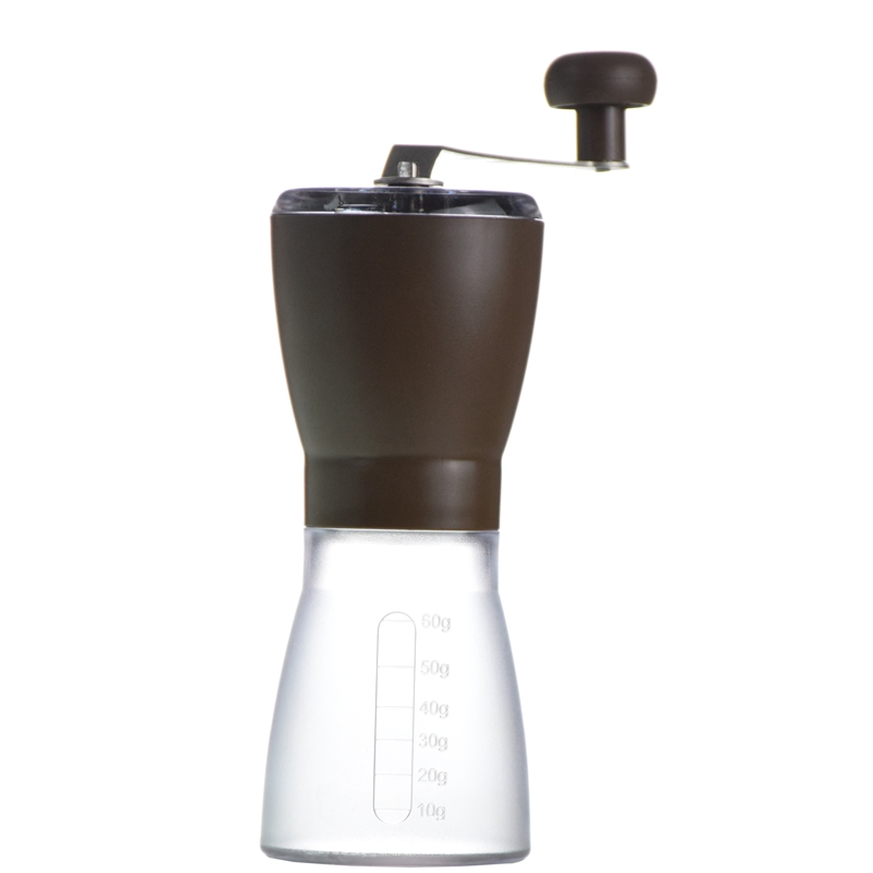 Molino de café manual con ajuste ajustable, molino de muelas cónicas y acero inoxidable cepillado, molinillo de café de grano entero para Aeropress, café de goteo y espresso