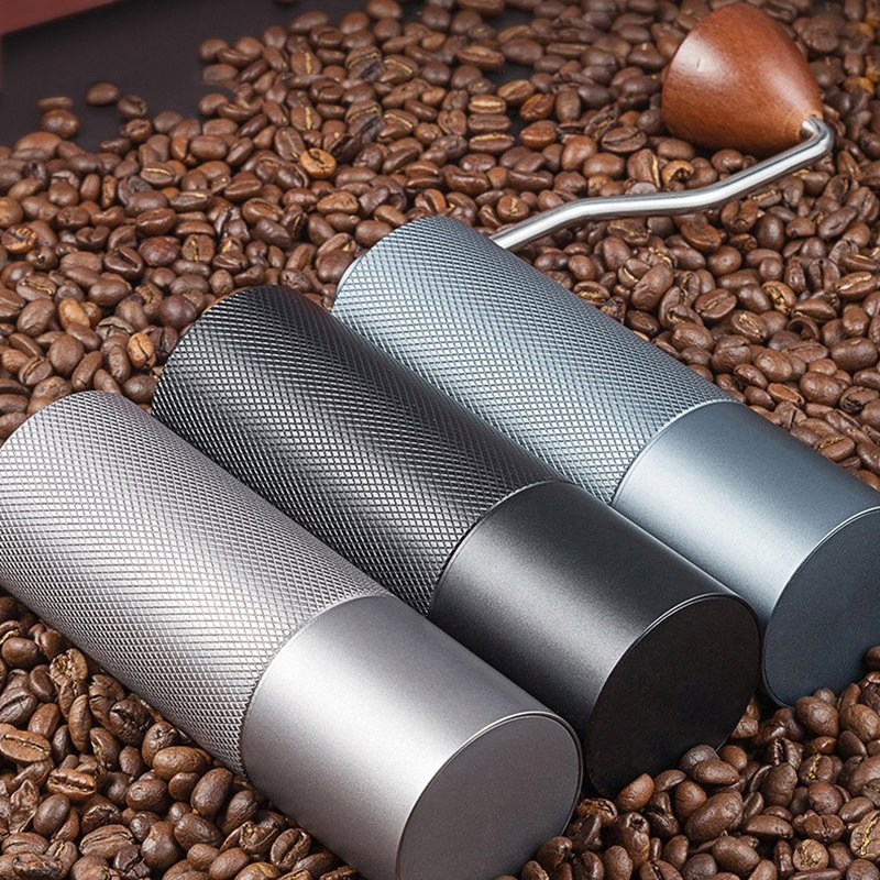 Molinillos de café manuales mini premium para acampar y viajar