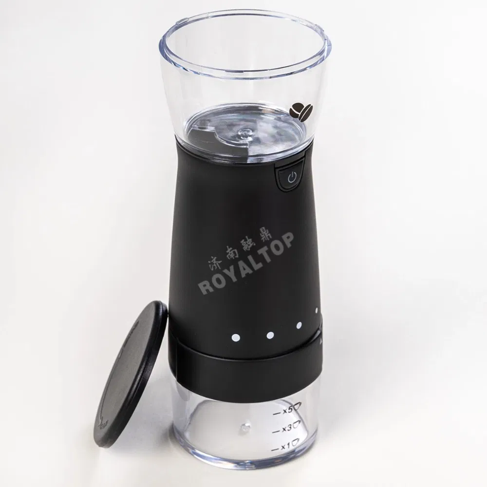 Molino de café eléctrico portátil de mini USB recargable para cocina en casa, camping, viaje, coche, tren
