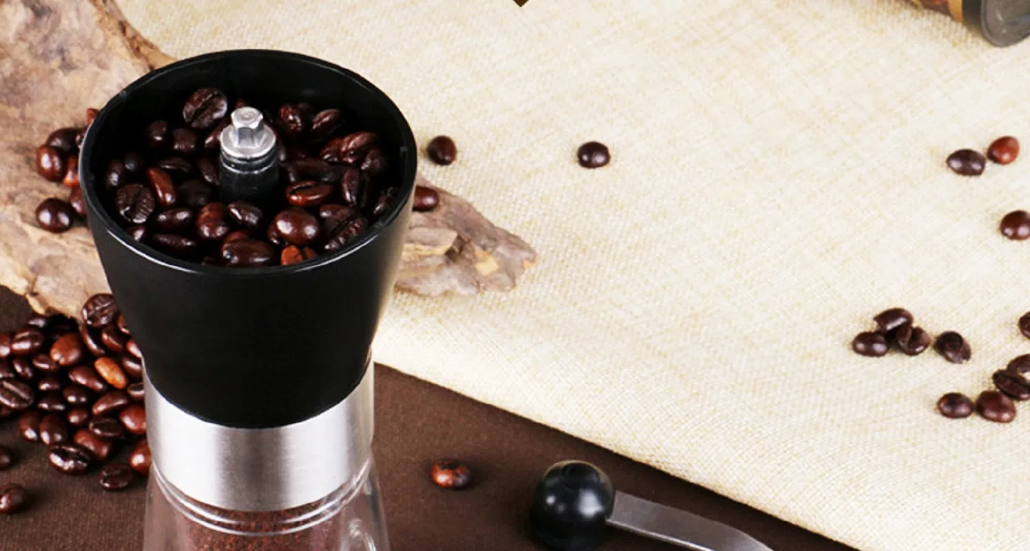 Molino de café manual portátil con muelas de cerámica Esg14310