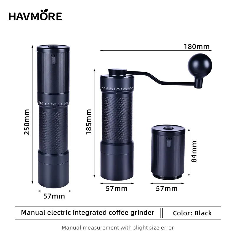Molino de café eléctrico de modo dual
