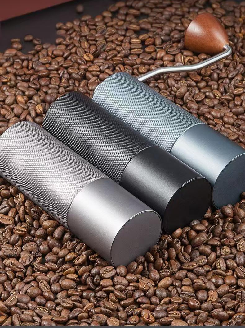 Molino de café cónico de burras portátil para el hogar