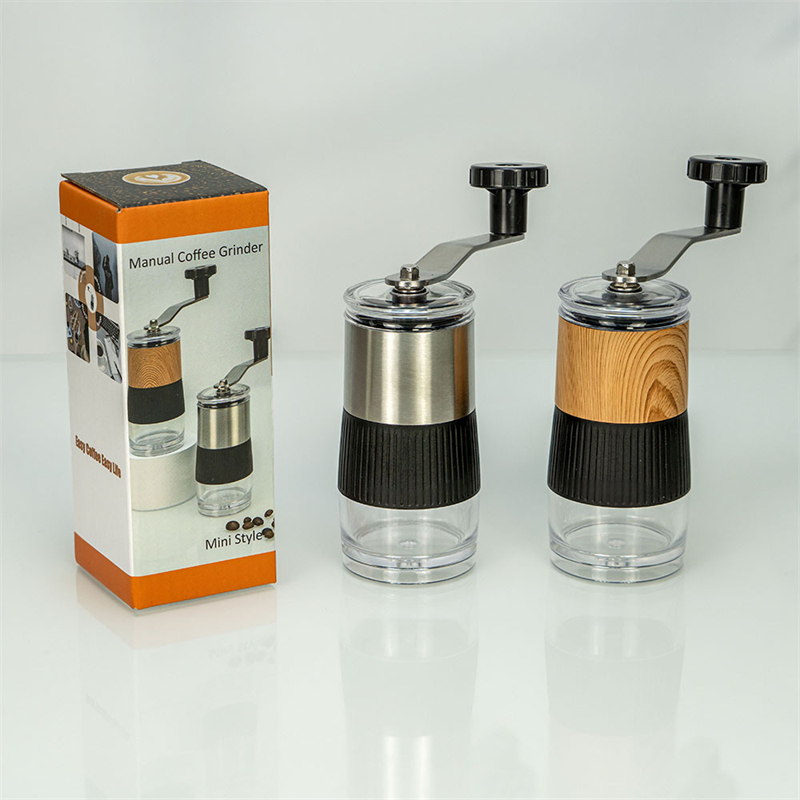 Molino de café manual portátil de acero inoxidable mini