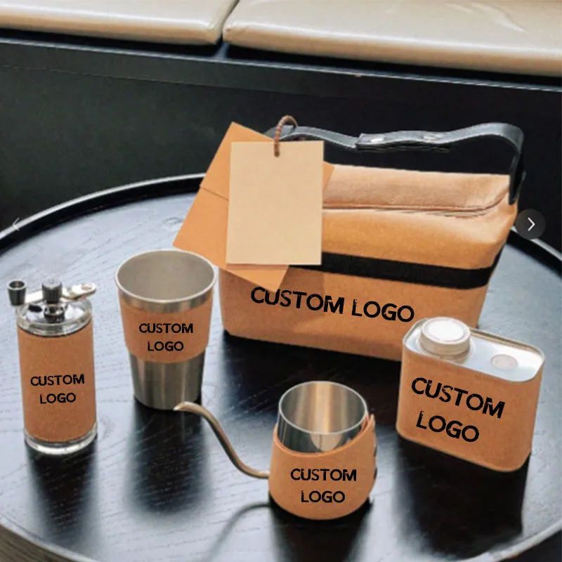 Conjunto de cafetera portátil