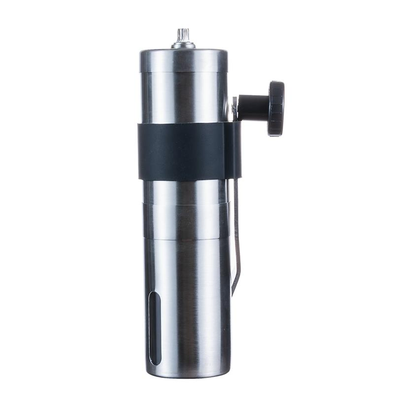 Conjunto de molinillo manual de café de acero inoxidable al por mayor con logo personalizado