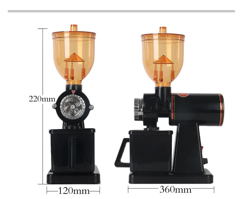 Grt-By600 Molinillo de café industrial eléctrico sólido y estable profesional manual