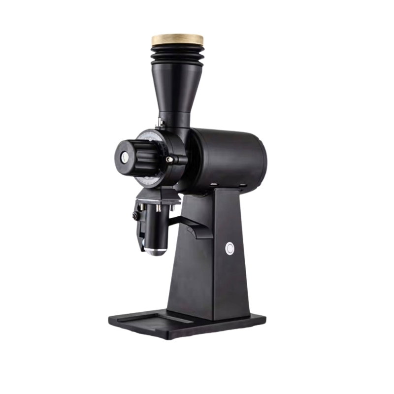 Molino de café con embudo de filtrado para molienda individual 90mm Molinillo de café de titanio con grosor ajustable 2000rpm/Min