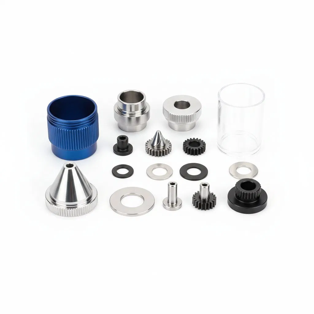 Molino de café manual de acero inoxidable mecanizado CNC de alta precisión, molino de café de grado profesional con manivela
