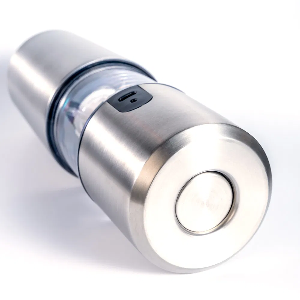Conjunto de filtro de taza de café portátil multifuncional de acero inoxidable recargable eléctrico pequeño