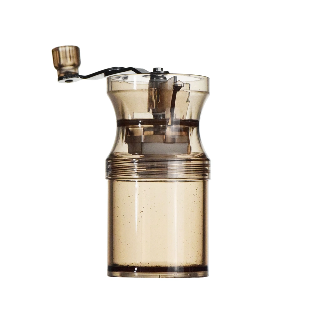 Ecocoffee V60 Molinillo de Café Manual de Cerámica con Muela Ajustable en Grosor, Portátil, Negro