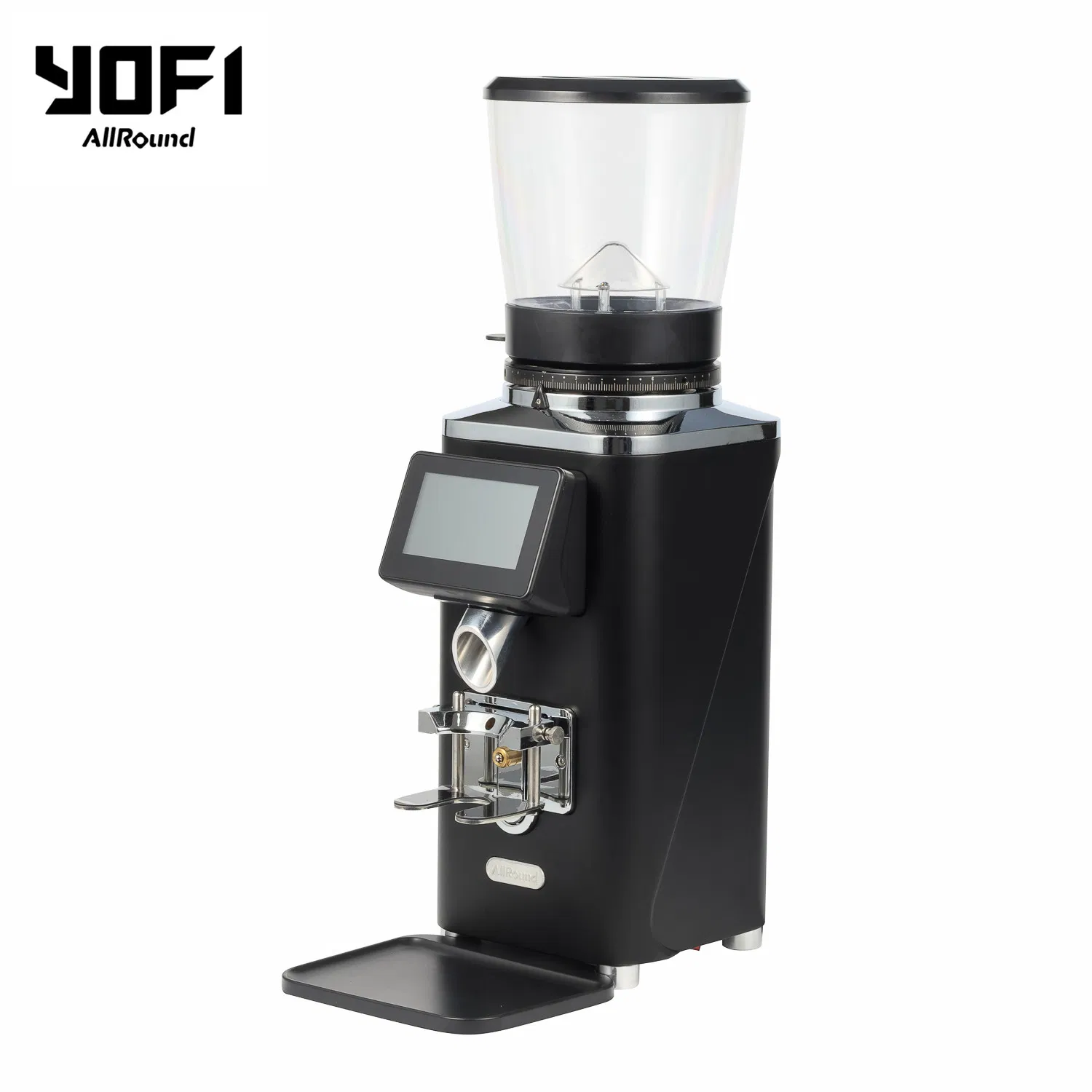 Máquina de molinillo de café premium con pantalla digital ajustable para café espresso