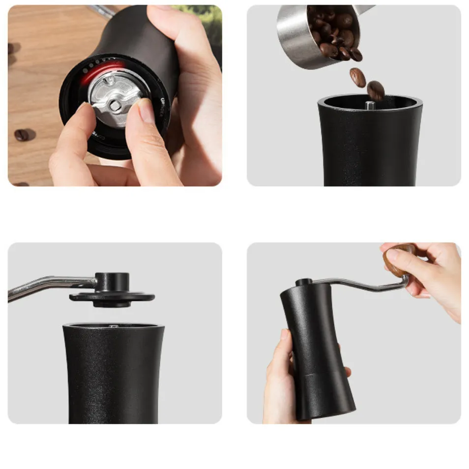Molino de café manual portátil para cocina Ez27444 - Mango antideslizante