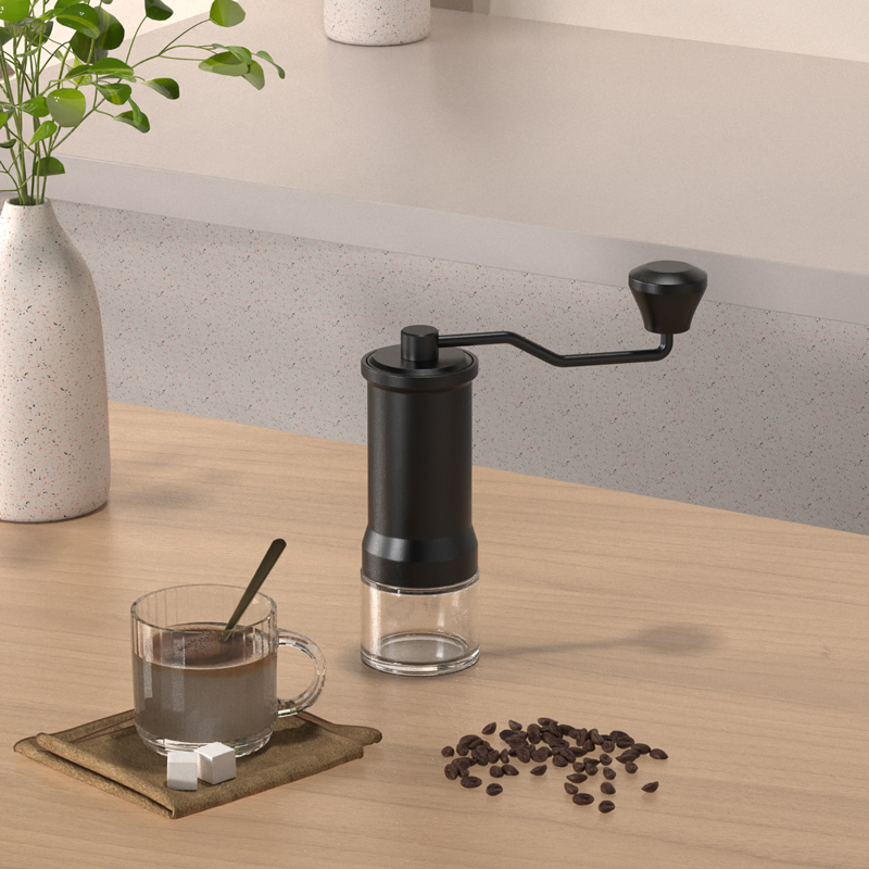 Molino de café mini tamaño manual portátil compacto