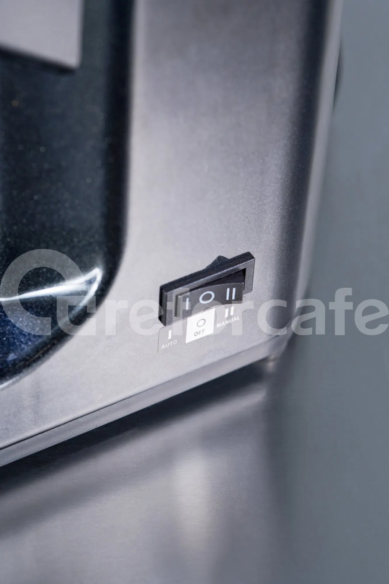 Molino de café manual eléctrico industrial comercial de acero inoxidable 1400rpm 60mm con muelas planas