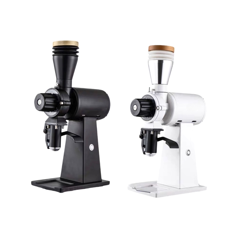Molino de café con embudo de filtrado para molienda individual 90mm Molinillo de café de titanio con grosor ajustable 2000rpm/Min