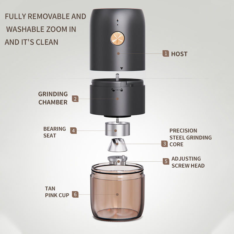 Máquina de molinillo de café premium de alta calidad, molinillo de condimentos de acero inoxidable