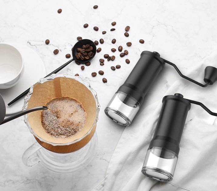 Molino de café manual Opsimple, equipo de lavado a mano para el hogar, molino portátil de mano