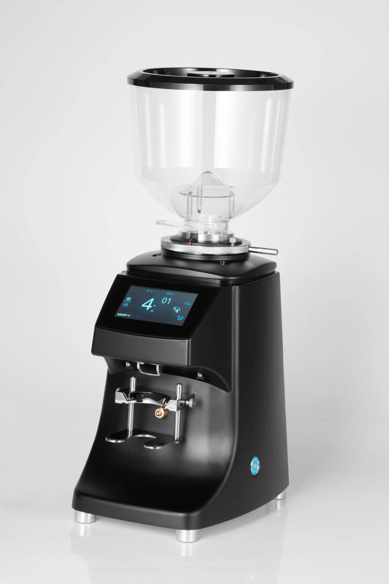 Molino de café eléctrico de pantalla táctil de grado de restaurante de gran capacidad 550W