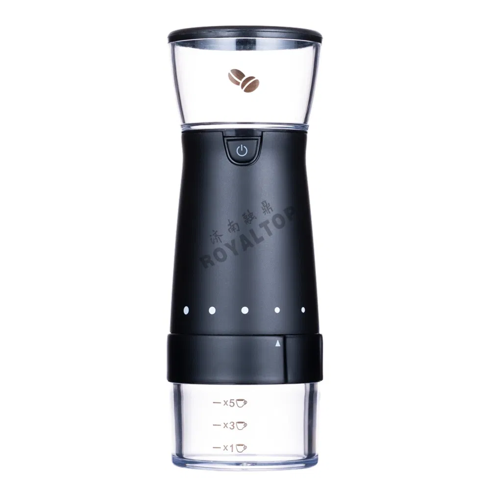 Molino de café eléctrico portátil de mini USB recargable para cocina en casa, camping, viaje, coche, tren