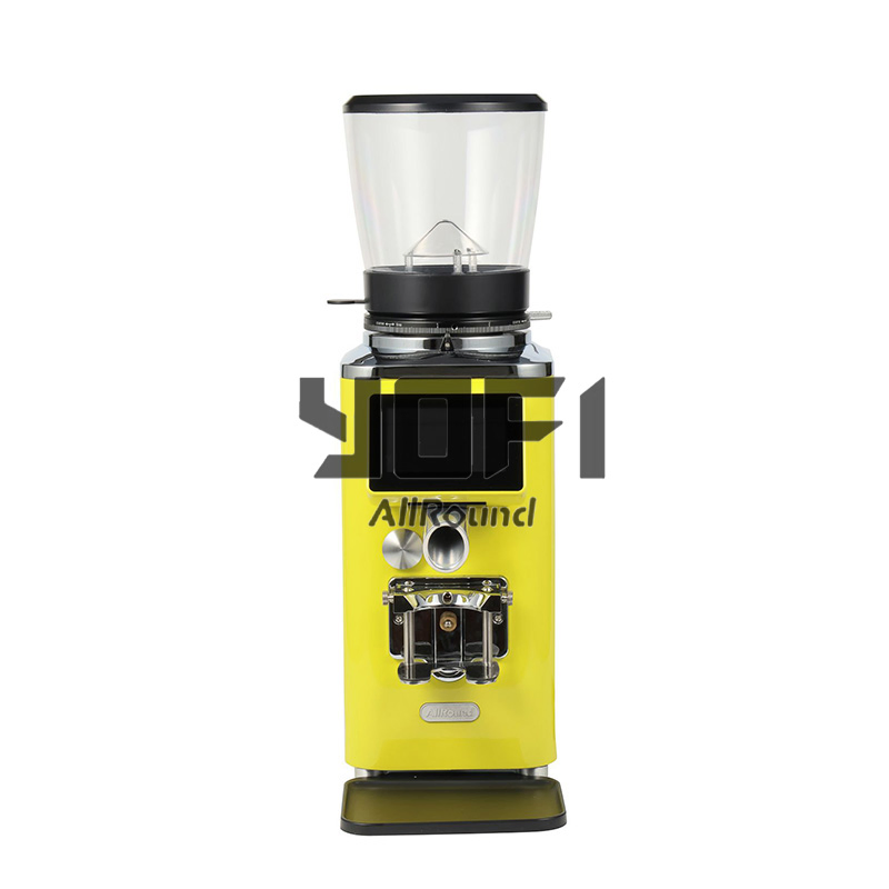 Molino de café espresso de burrs planos con pantalla táctil profesional comercial 83mm