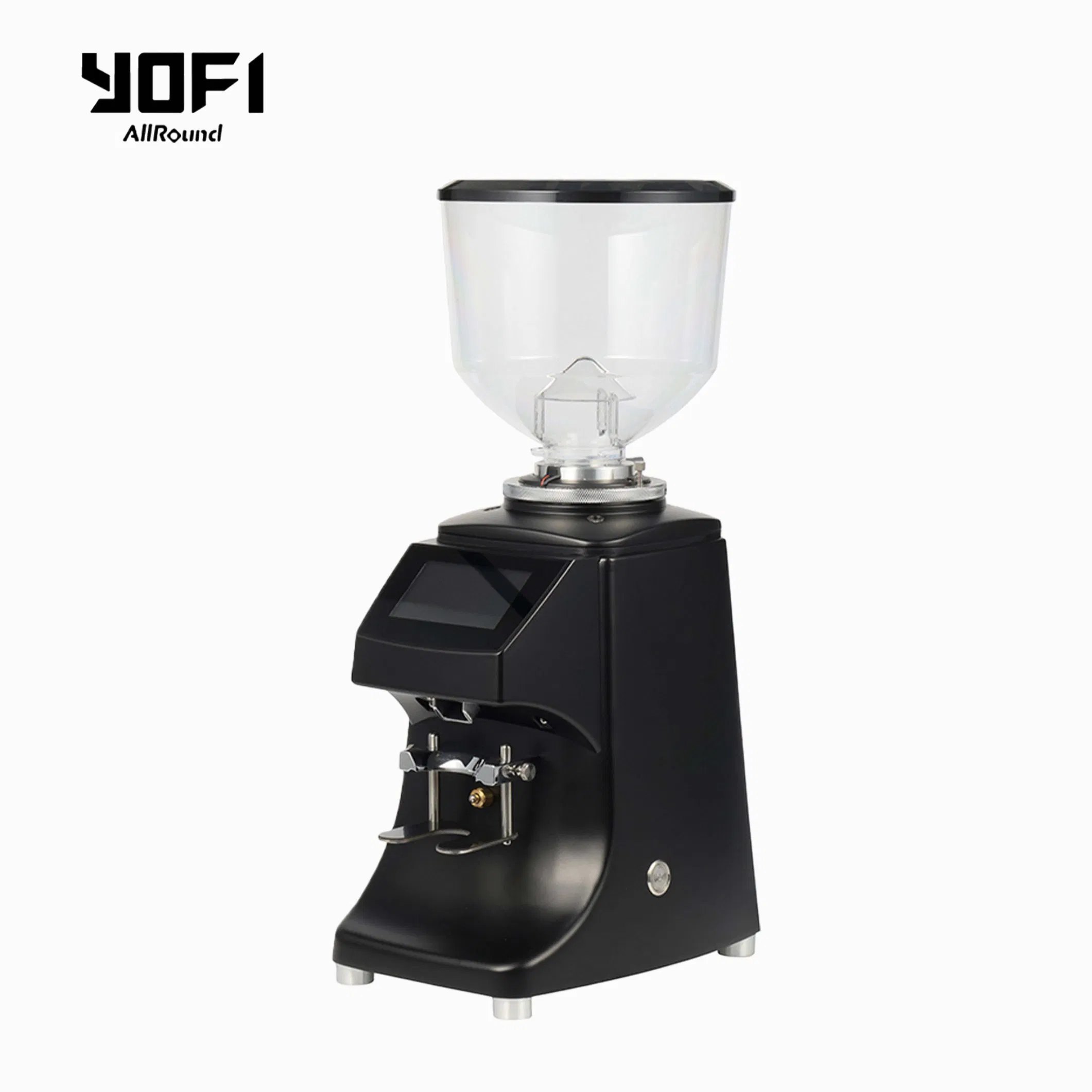 Molino de café eléctrico con base antideslizante, contenedor de gran capacidad para granos, apto para lavavajillas