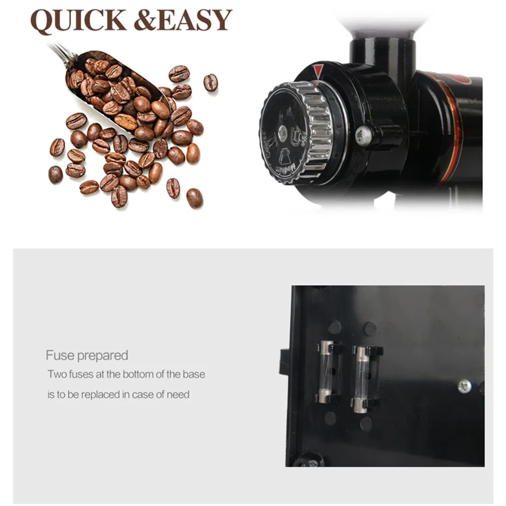 Grt-By600 Molinillo de café industrial eléctrico sólido y estable profesional manual